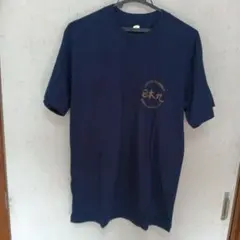 未使用品！日本丸 ロゴ入り ネイビー Tシャツ Lサイズ