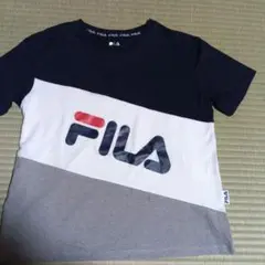 FILA 半袖Tシャツ Sサイズ ネイビー/ホワイト
