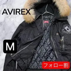 AVIREX アビレックス フライトジャケット 黒 M【フォロー割】