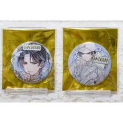 魔道祖師 箔押し風カンバッジ 魔道学園 ver.A 藍忘機 2させっとあ