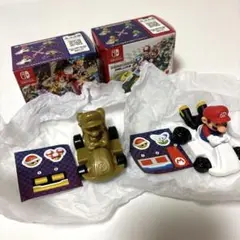マクドナルド ハッピーセットマリオカート ゴールドマリオ マリオ 2台