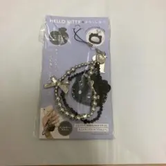 HELLO KITTY いつでもササッとお直しできる　ミラー付きビーズストラップ