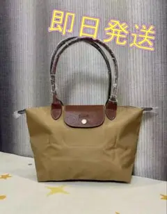 【新品】LONGCHAMP ル プリアージュトートバッグ　肩がけMカーキー