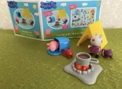【正規品】ペッパピッグ キャンプセット フィギュア２体セット