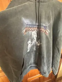 ミュージックバンド グラフィックパーカー ダークグレー