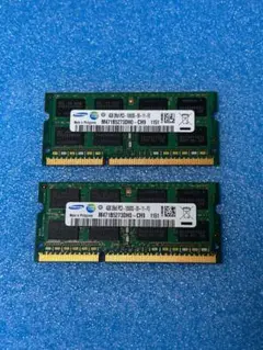280 ノートPC用DDR3-1333 PC3-10600S 4GB×2本