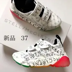 新品/37 ステラ マッカートニー エクリプス ロゴ ベルクロ スニーカー