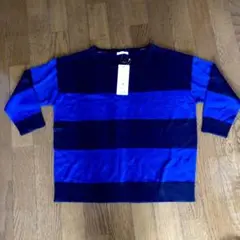 gu ワイドボーダーセーター(薄手) 未使用　タグた付き
