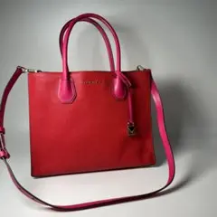 美品 マイケルコース MICHALE KORS 2way トートバッグ チャーム