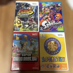 Wii ゲームソフト 4本セット