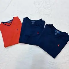 【美品】 POLO RALPH LAUREN 半袖 Tシャツ 子供 刺繡 3着