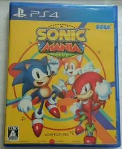 PS4「ソニックマニア・プラス」セガ 新品 未使用 未開封