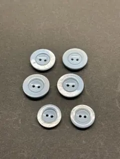 1292 ボタン　水色