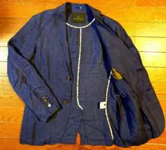 MEN'S MELROSE ネイビー テーラードジャケット サマージャケット
