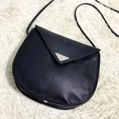 イヴサンローラン ショルダーバッグ ポシェット プレート カサンドラ YSL