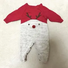 【Xmas】トナカイさんロンパース【美品】