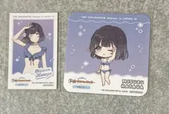 秦谷美鈴　海の家　購入特典　イラストカード　コースター