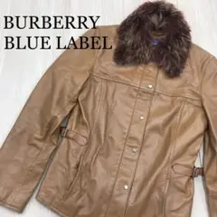 BURBERRY BLUE LABEL バーバリー レザージャケット