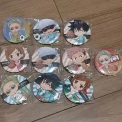 【新品未開封】呪術廻戦　部活缶バッジ　10点セット　野球部　サッカー部　バスケ部