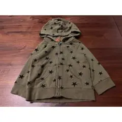 【UNIQLO】星 スター パーカー 上着 グリーン