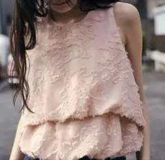 ZARA バルーンシェイプトップス L