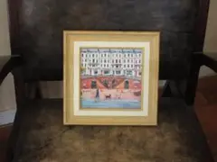 23.5x23.5cm●ジョーラム アートフレーム「フィッシング クォーター」●