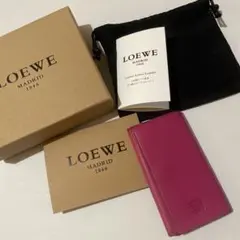 ロエベ キーケース 保証書、保存袋あり