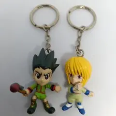 HUNTER×HUNTER フィギュアキーホルダー ゴン クラピカ 2点セット