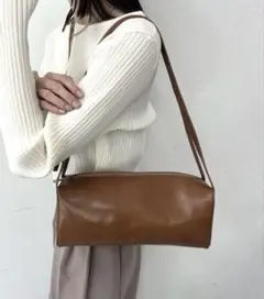 mystic loti ダブルハンドルBAG ブラウン