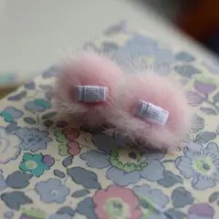 ✳専用✳完成品 ミンクファー♡リボンヘアゴム