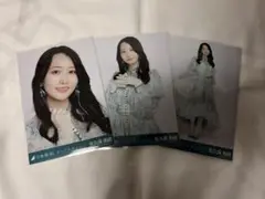 乃木坂46 矢久保美緒 生写真 ネーブルオレンジ 楽曲衣装 3種 コンプ