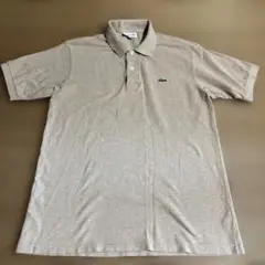 【お盆特価】LACOSTE ベージュ ポロシャツ US M