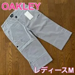 【未使用】OAKLEY オークリー シアサッカー ストライプ クロップドパンツM