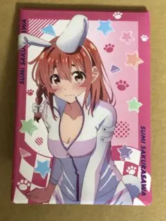 彼女、お借りします　桜沢墨　巫女　rider スクエア　缶バッジ