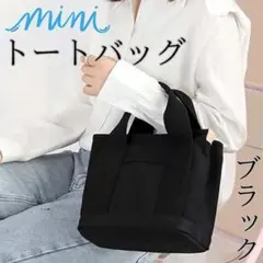 トートバッグ ハンドバッグ ブラック 黒 BLACK ミニトート 小さめ