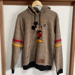 未使用品 coach ミッキーコラボ パーカー