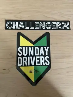 CHALLENGER ステッカー 2枚　❺