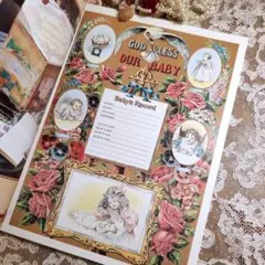 美しいデザイン洋書　ヴィクトリアン洋書ら中世装飾　ボタニカル洋書　カリグラフィー