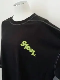 Steal オーバーサイズ Tシャツ 黒