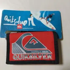 ［未使用］Quiksilver 三つ折り財布 レッド