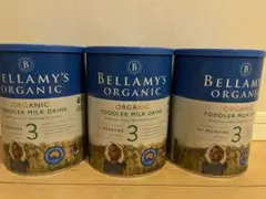 新品未使用　Bellamy's Organic 有機幼児用粉ミルク 3缶セット