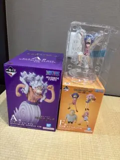一番くじ ワンピース 未来島エッグヘッド～A賞　ルフィ　➕　イワンコフ幼少期