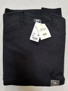 UNIQLO プレミアムラムウール ニットセーター XXL ブラック