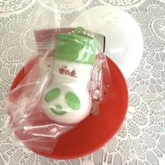 アジパンダ　ミニボトルキーホルダー　緑のアジパンダ　味の素ガチャ