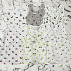 美品　肌着　タンクトップ　100cm 6点セット　まとめ売り　キッズ