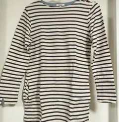 AIGLE ストライプ 長袖Tシャツ M