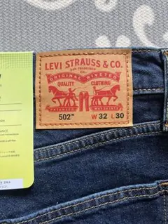 LEVI 502 ダークブルー デニムパンツ W32 L30