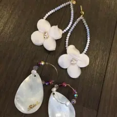 rich 新品 ピアス ２点