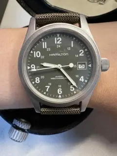 【美品】HAMILTON ハミルトン カーキ メカニカル 手巻き H694190