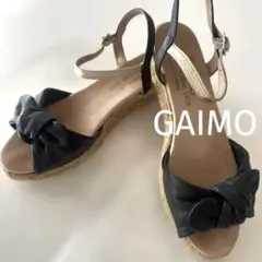 GAIMO ガイモ❁ エスパドリーユ サンダル❁ウエッジソール リボンサンダル